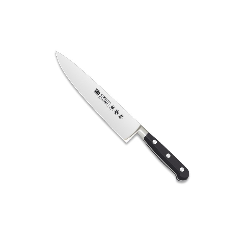 Cuchillo cocinero forjado 20cm mango pom negro - Serie Versalles