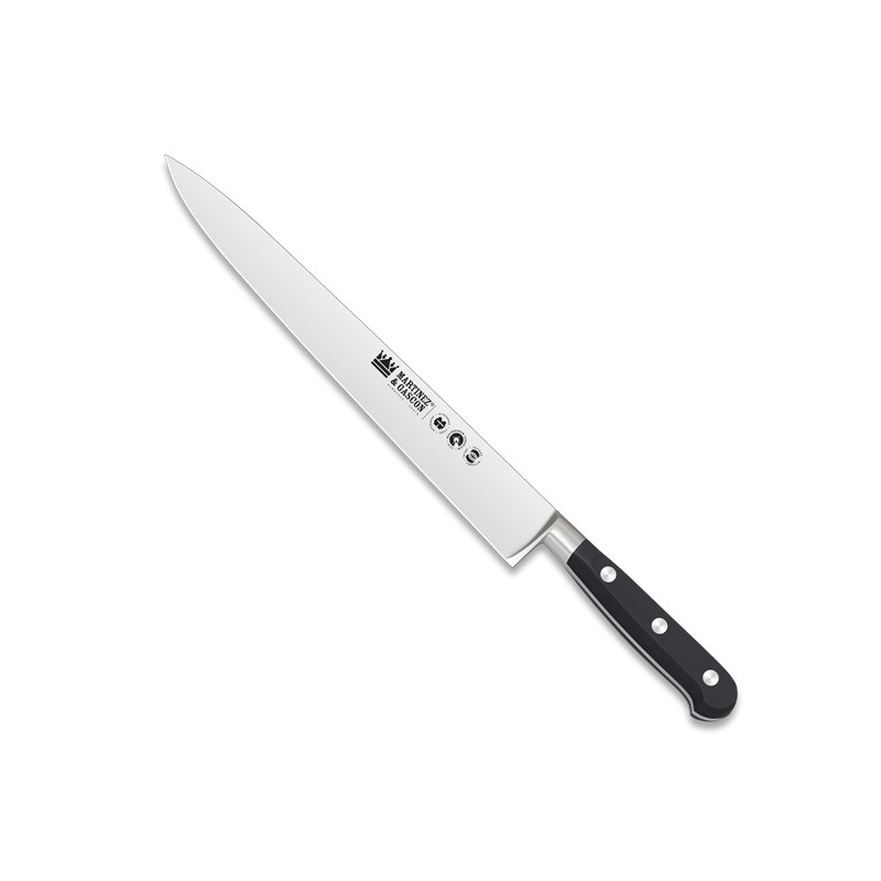 Cuchillo tranchelard forjado 25cm mango pom negro - Serie Versalles