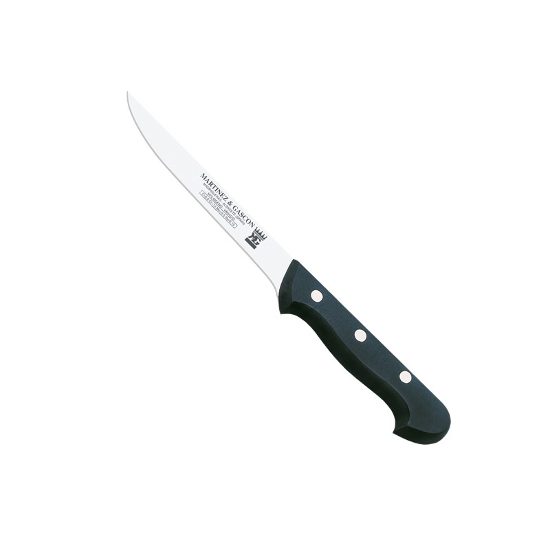 Cuchillo deshuesador 13cm mango pom negro - Serie Roma