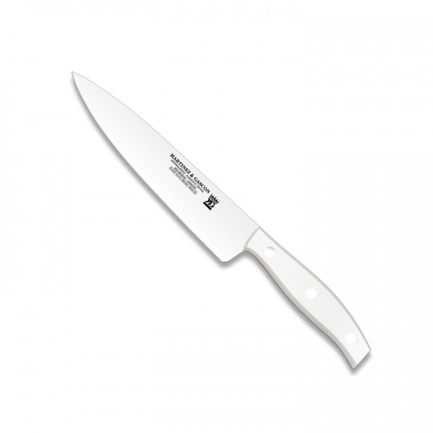 Cuchillo cocinero 15cm mango pom blanco - Serie Escorial