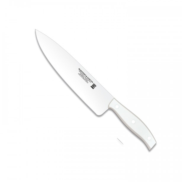 Cuchillo cocinero 23cm mango pom blanco - Serie Escorial