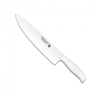 Cuchillo cocinero 25cm mango pom blanco - Serie Escorial
