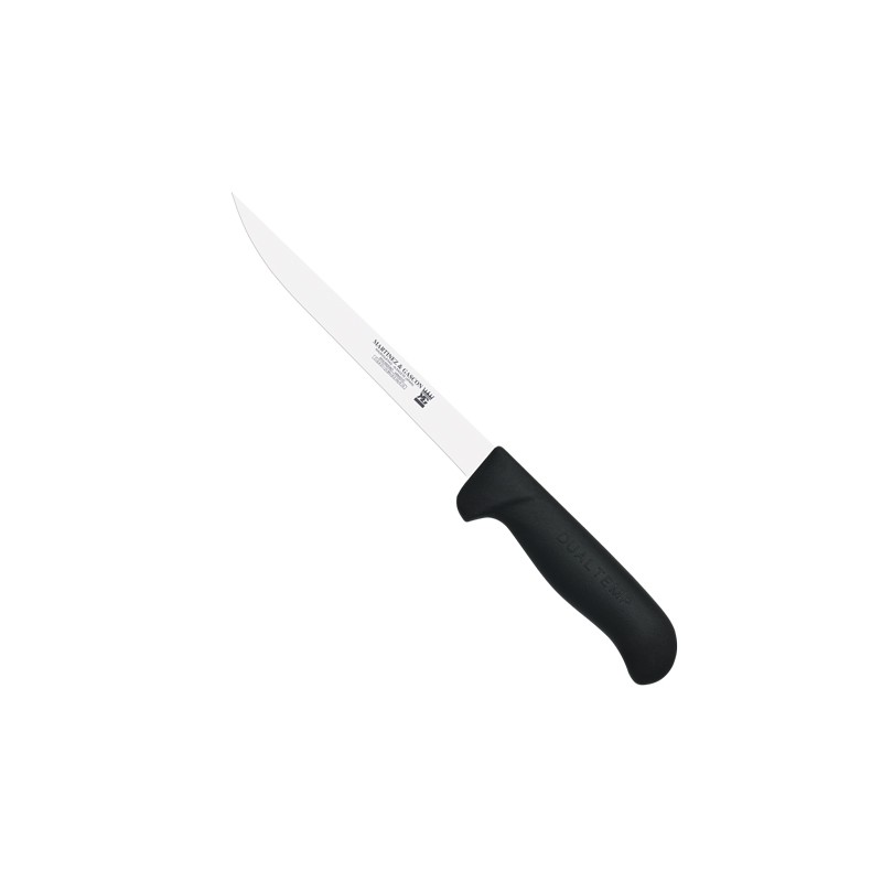 Cuchillo filetear flexible 18cm mango pp fibra negro - Serie Atenas