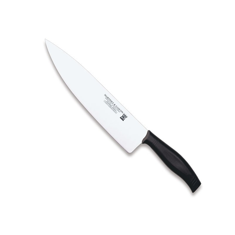 Cuchillo cocinero 22,5cm mango pp negro - Serie Alhambra
