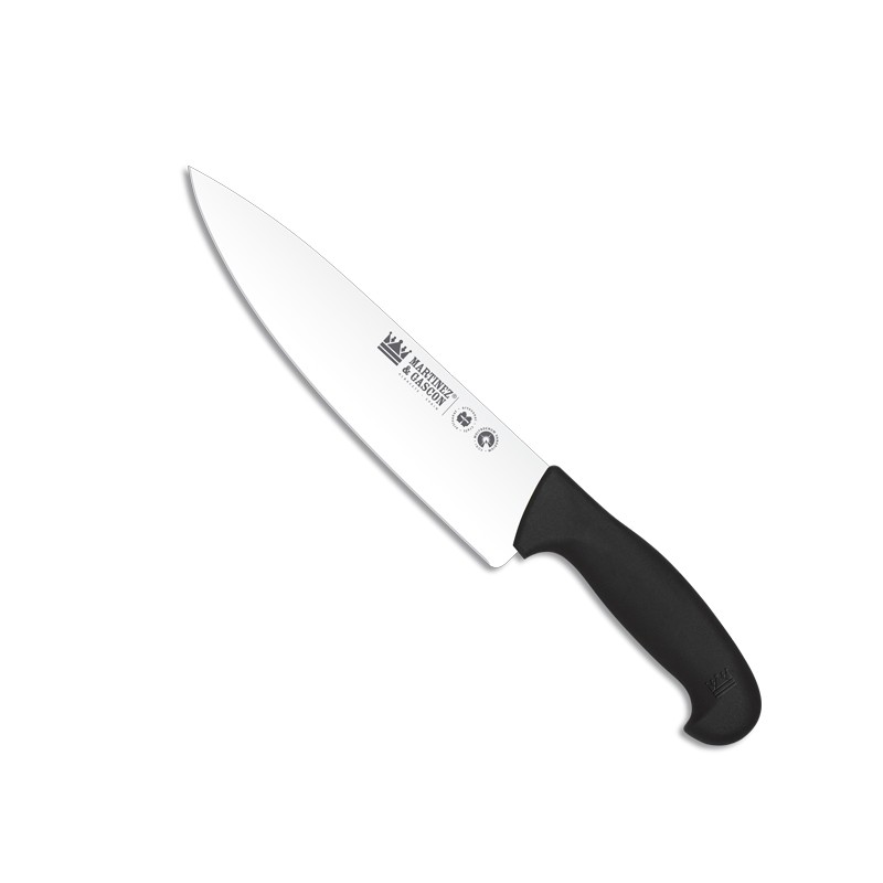 Cuchillo cocinero 22cm mango pp fibra negro - Serie Atenas