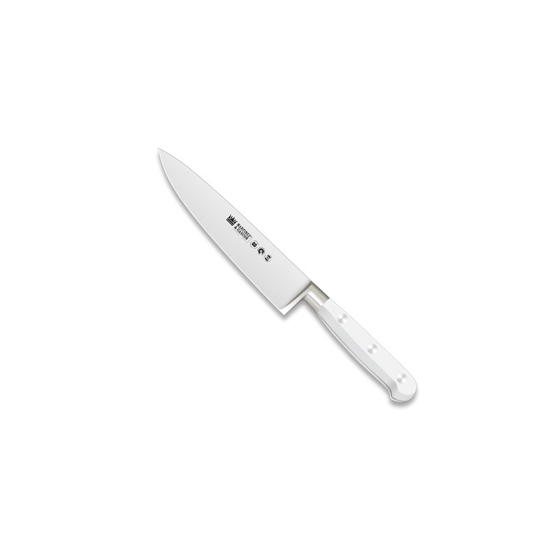 Cuchillo cocinero forjado 15cm mango pom blanco - Serie Versalles