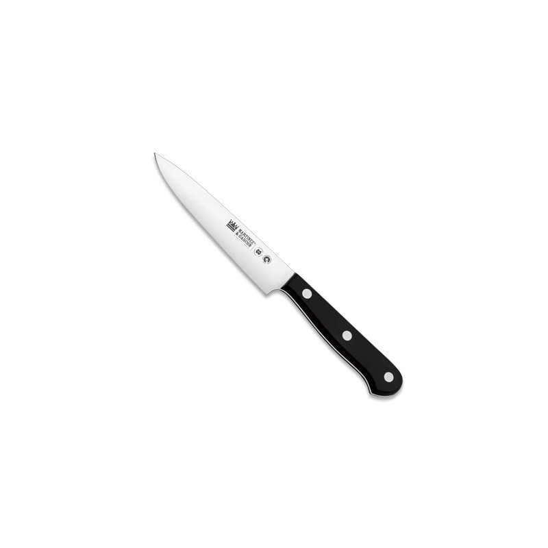 Cuchillo cocinero 12,5cm mango pom negro - Serie Roma