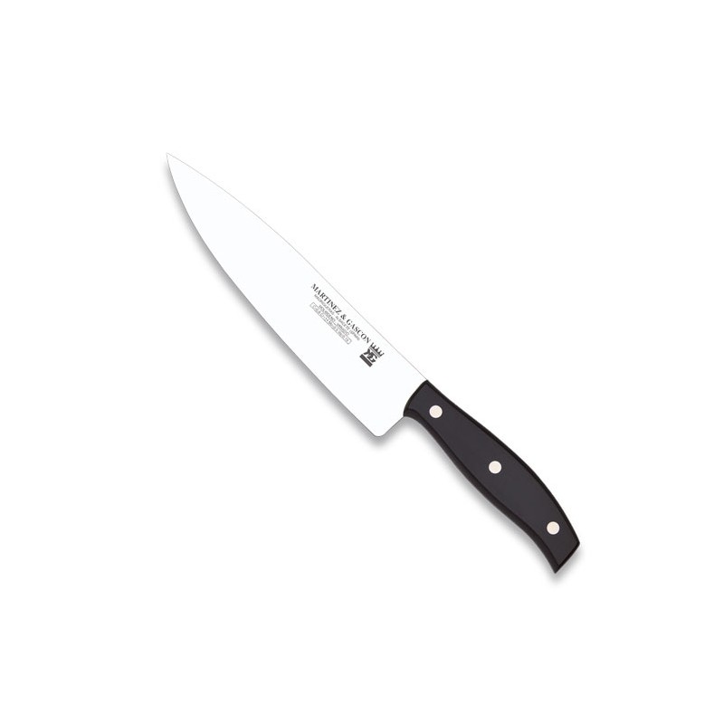 Cuchillo cocinero 20cm mango pom negro - Serie Escorial