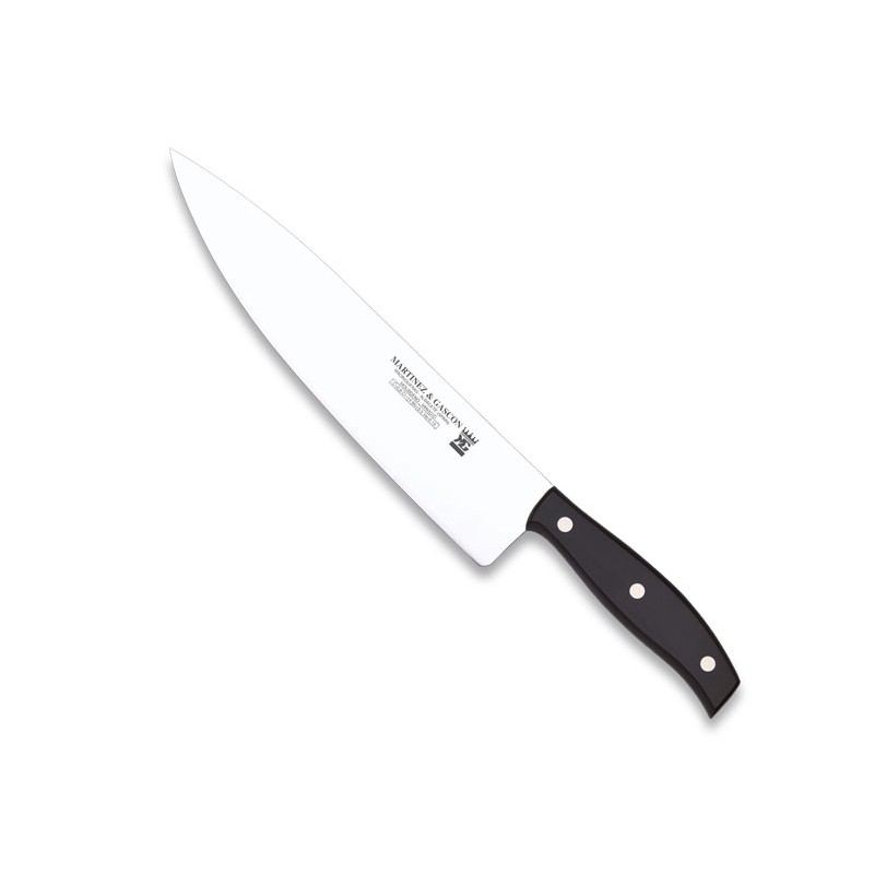 Cuchillo cocinero 25cm mango pom negro - Serie Escorial