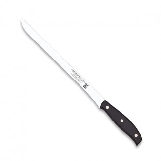 Cuchillo jamonero 28,5cm mango pom negro - Serie Escorial