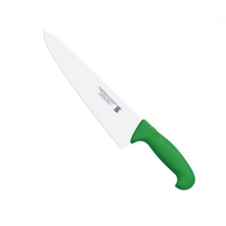 Cuchillo cocinero ancho 26,5cm mango pp fibra verde - Serie Atenas