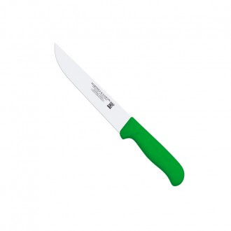 Cuchillo carnicero 22,5cm mango pp fibra verde - Serie Atenas