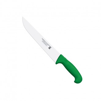 Cuchillo carnicero 31cm mango pp fibra verde - Serie Atenas