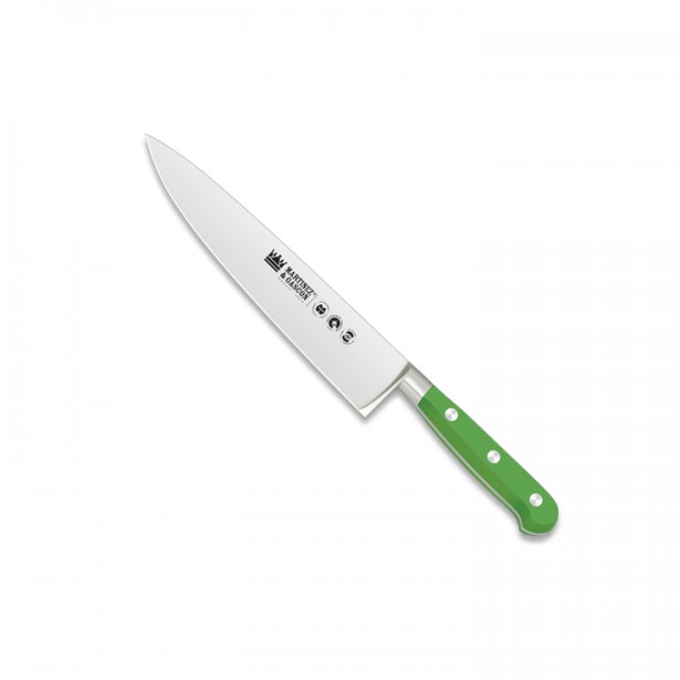 Cuchillo cocinero forjado 20cm mango pom verde - Serie Versalles
