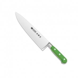Cuchillo cocinero forjado 22,5cm mango pom verde - Serie Versalles