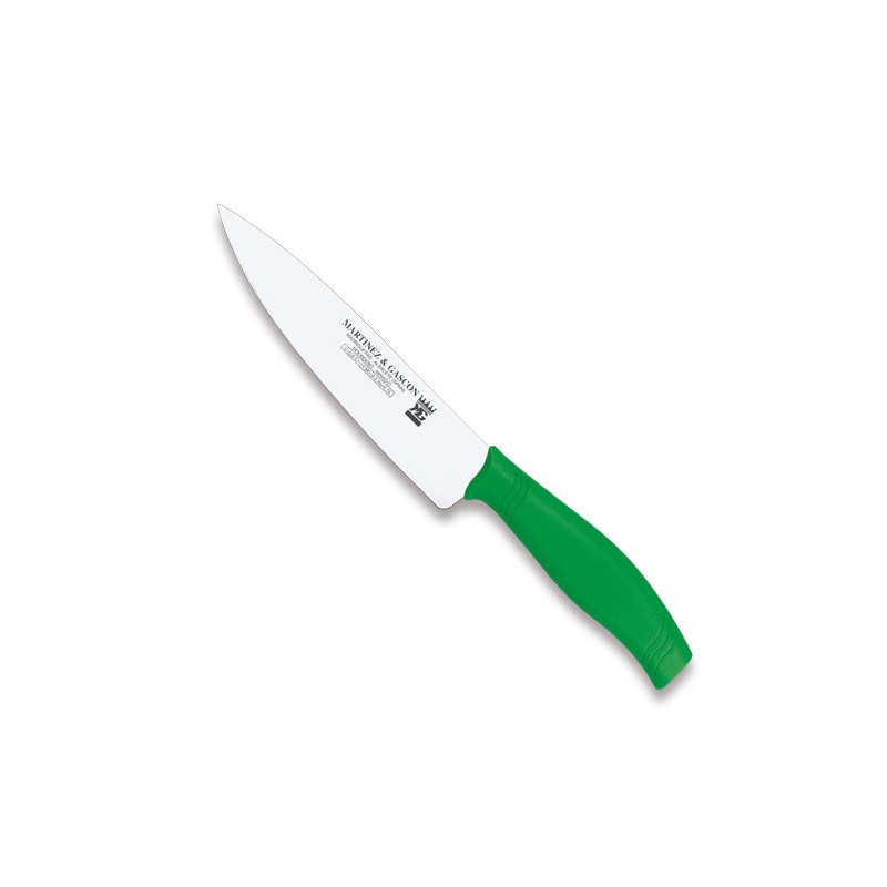 Cuchillo cocinero 20cm mango pp verde - Serie Alhambra