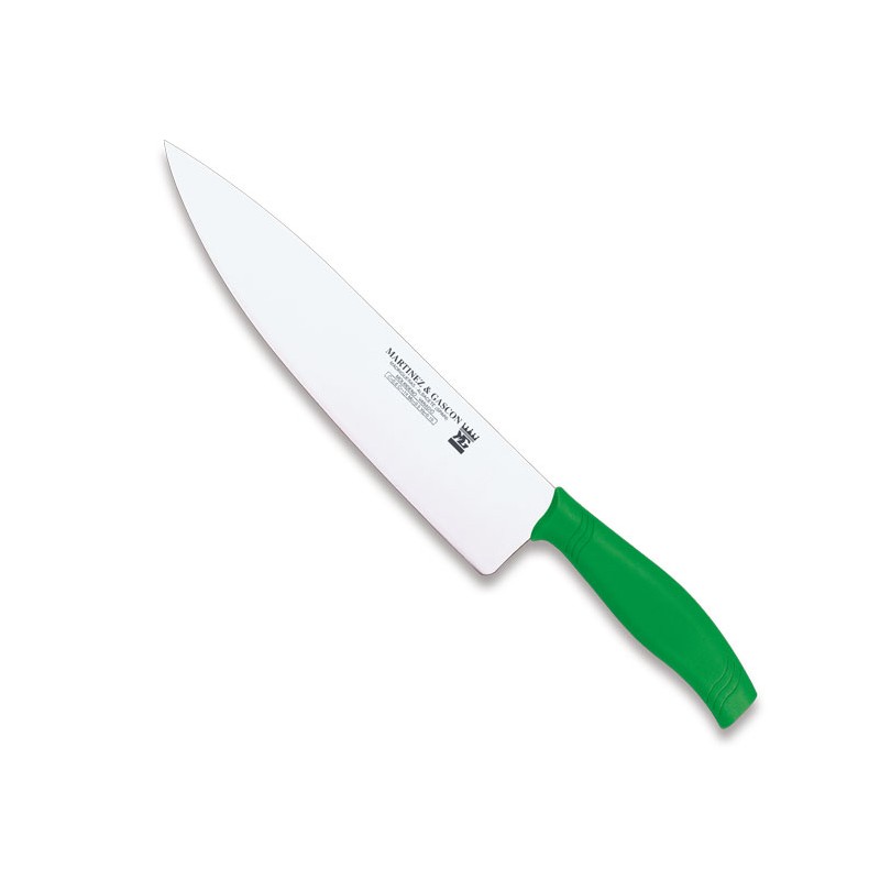 Cuchillo cocinero 25,5cm mango pp verde - Serie Alhambra