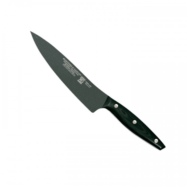 Cuchillo cocina 16cm mango mikarta negra - Serie Monaco Teflon