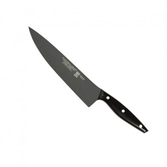 Cuchillo cocina 25cm mango mikarta negra - Serie Monaco Teflon