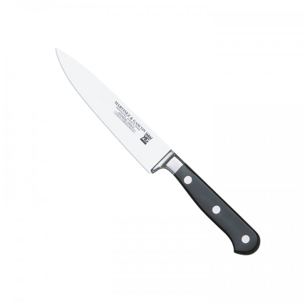 Cuchillo cocinero 15cm mango pom negro - Serie Roma Deluxe
