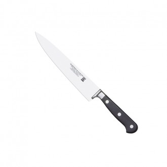 Cuchillo cocinero 20,5cm mango pom negro - Serie Roma Deluxe