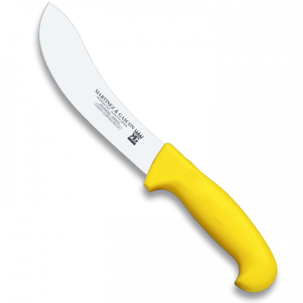 Cuchillo deshollar 18cm mango pp amarillo - Serie Atenas