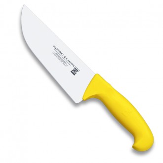 Cuchillo pelador - afeitador 18,5cm mango pp fibra amarillo - Serie Atenas