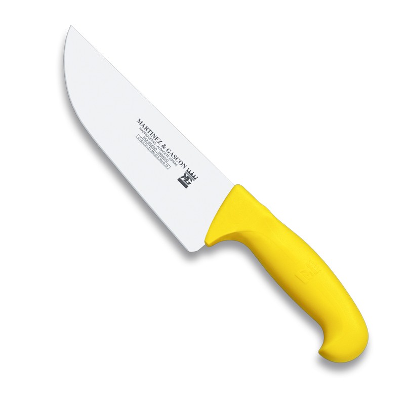 Cuchillo pelador - afeitador 18,5cm mango pp fibra amarillo - Serie Atenas