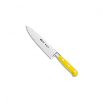 Cuchillo cocinero forjado 15cm mango pom amarillo - Serie Versalles