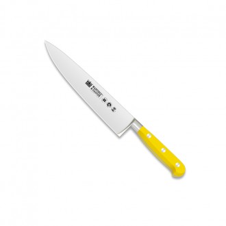 Cuchillo cocinero forjado 20cm mango pom amarillo - Serie Versalles