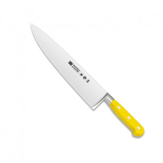 Cuchillo cocinero forjado 25cm mango pom amarillo - Serie Versalles