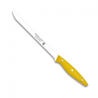 Cuchillo jamonero 23cm mango pom amarillo - Serie Monaco