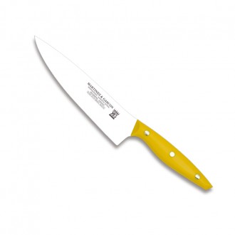 Cuchillo cocinero 20cm mango pom amarillo - Serie Monaco