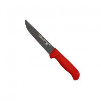 Cuchillo carnicero 15cm mango pp fibra rojo - Serie Atenas Teflon