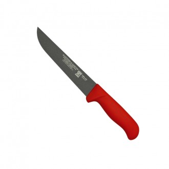 Cuchillo carnicero 20,5cm mango pp fibra rojo - Serie Atenas Teflon