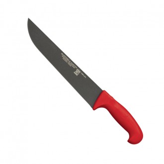 Cuchillo carnicero 31cm mango pp fibra rojo - Serie Atenas Teflon