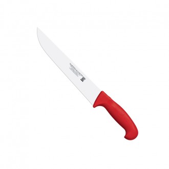 Cuchillo carnicero 31cm mango pp fibra rojo - Serie Atenas