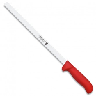 Cuchillo jamonero flexible 28,5cm mango pp fibra rojo - Serie Atenas