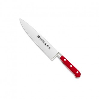 Cuchillo cocinero forjado 20cm mango pom rojo - Serie Versalles