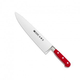 Cuchillo cocinero forjado 25cm mango pom rojo - Serie Versalles