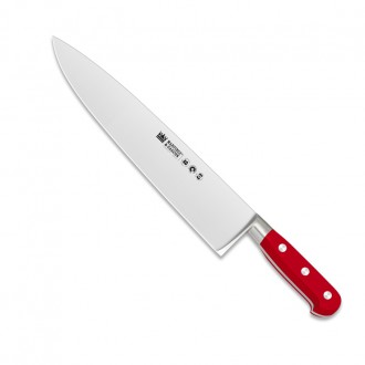 Cuchillo cocinero forjado 30cm mango pom rojo - Serie Versalles