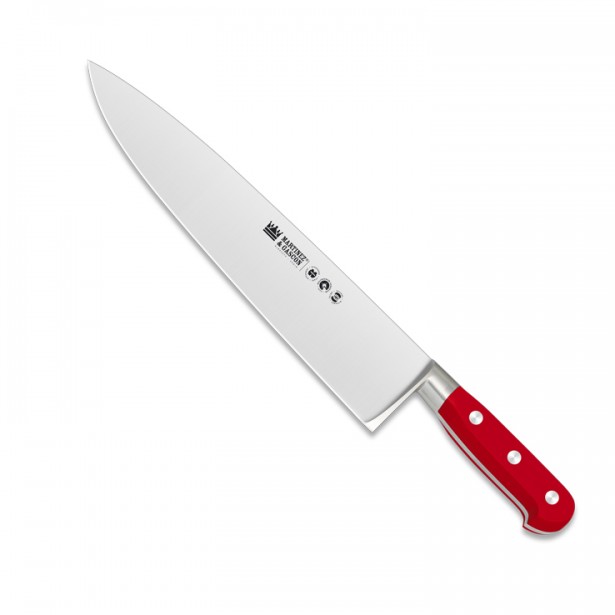 Cuchillo cocinero forjado 30cm mango pom rojo - Serie Versalles
