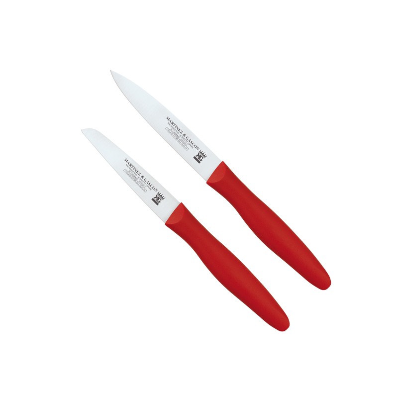 Conjunto mondadores 7,5cm y 9cm mango pp rojo - Serie Tools Pro