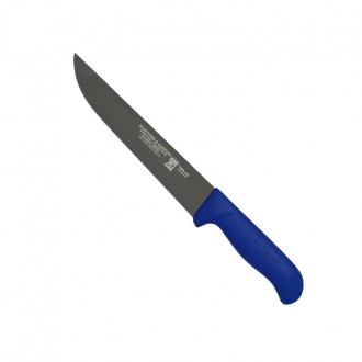 Cuchillo carnicero 22,5cm mango pp fibra azul - Serie Atenas Teflon