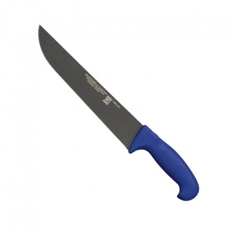 Cuchillo carnicero 31cm mango pp fibra azul - Serie Atenas Teflon