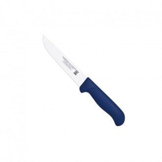 Cuchillo carnicero 15,5cm mango pp fibra azul - Serie Atenas