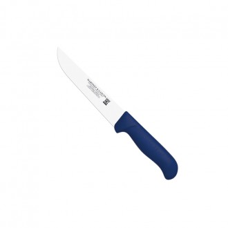 Cuchillo carnicero 20cm mango pp fibra azul - Serie Atenas