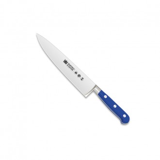 Cuchillo cocinero forjado 20cm mango pom azul - Serie Versalles