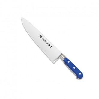 Cuchillo cocinero forjado 22,5cm mango pom azul - Serie Versalles