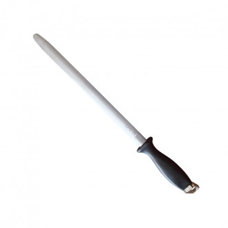 Chaira alemana ovalada 30CM mango pp negro- Serie Knives Tools